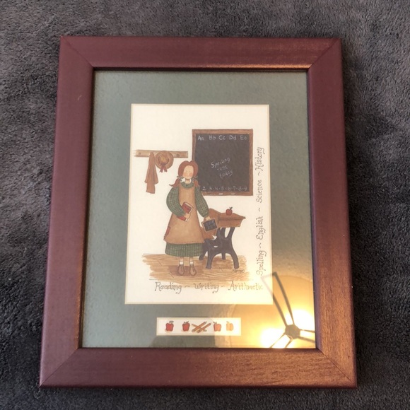 FRAMED SKETCH OF OLDEN DAYS STUDENT - Studying Basics. - #178 - Picture 12 of 13